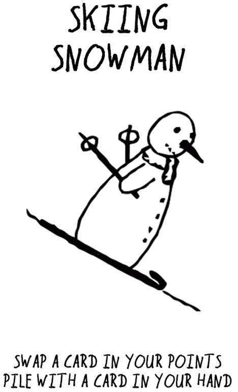 Skiing Snowman - Sopio Deck 2
